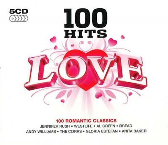 Hovedbilde 100 Hits - Love (5CD) Lovesongs diverse artister