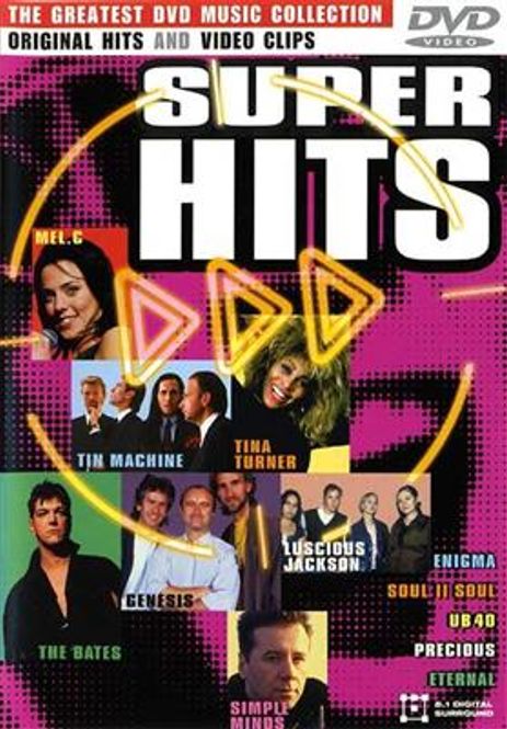 Hovedbilde Super Hits (DVD) Diverse artister