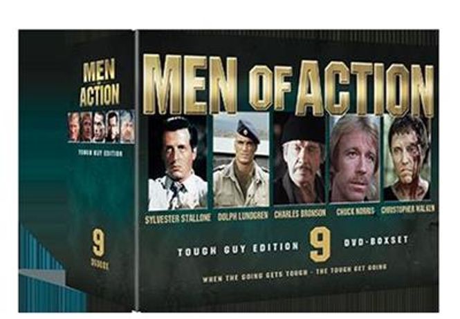 Hovedbilde Men of Action Box (DVD) 9 filmer i en box