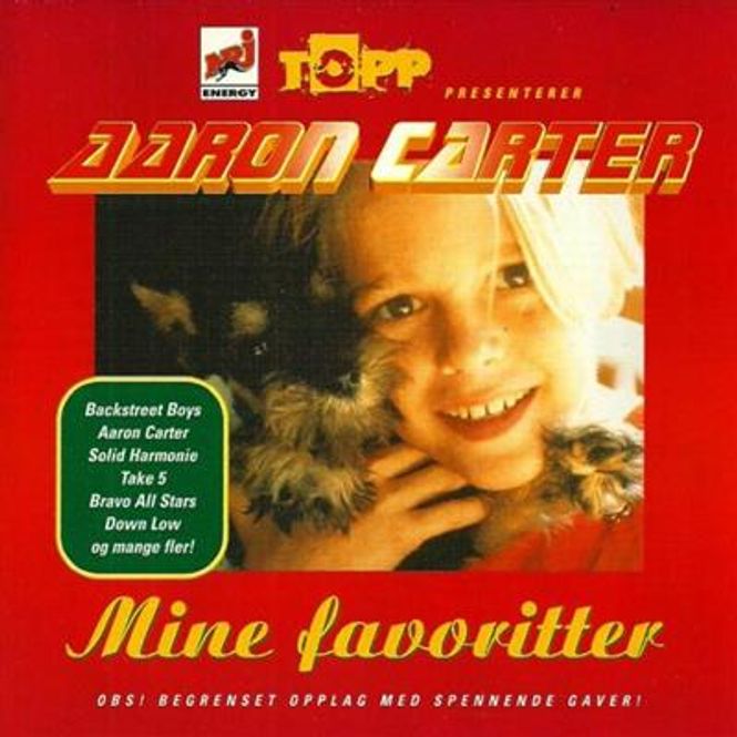 Hovedbilde Aaron Carter -  Mine Favoritter (CD)
