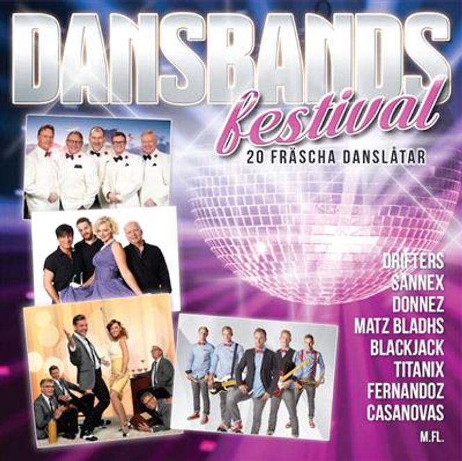 Hovedbilde Dansebandsfestival - 20 Fräscha Danslåtar (CD)