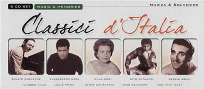 Hovedbilde Classici d'Italia (6CD) - Diverse artister