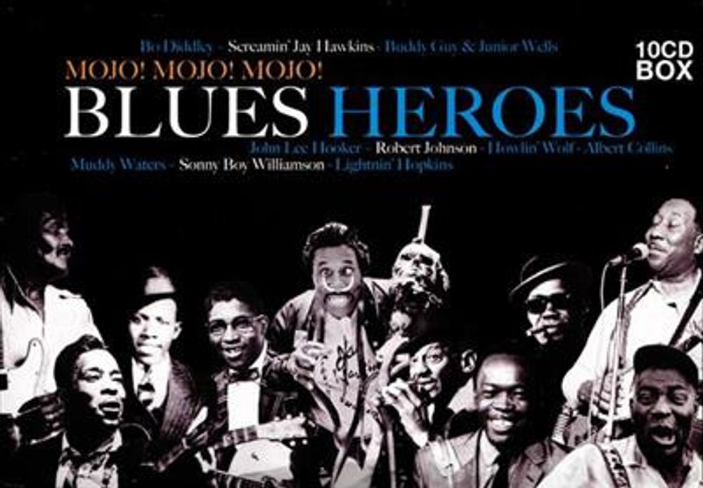 Mojo! Mojo! Mojo! Blues Heroes - Diverse artister (10 CD-Box)