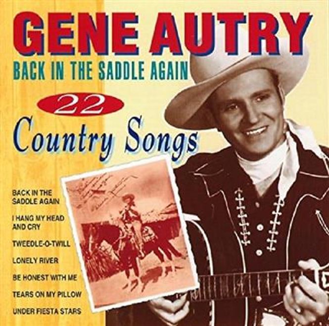 Hovedbilde Gene Autry - Back In De Saddle Again - 22 Country Songs ...