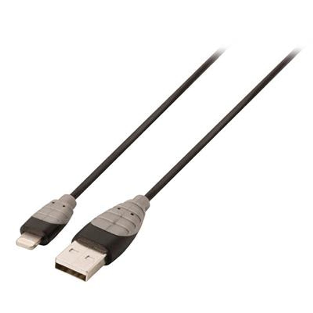 Iphone Ladekabel - USB-kabel For Synkronisering og Lading, USB A-hann - 8-pins Lightning, hann (1,0 m)