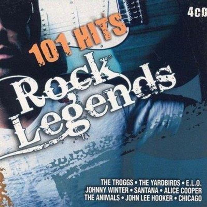 Hovedbilde 101 Hits Rock Legends (4CD) Diverse artister