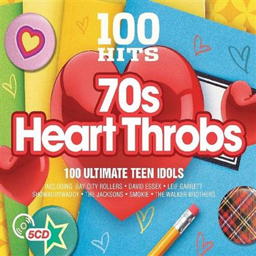 100 Hits - 70s Heart Throbs (5CD)