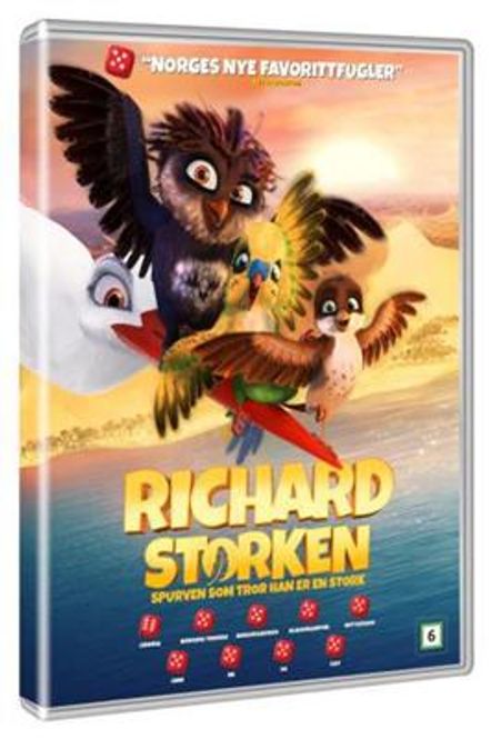 Hovedbilde Richard Storken - Spurven Som Tror Han Er En Stork (DVD)
