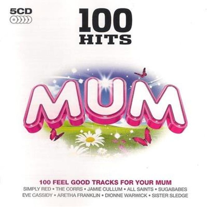 Hovedbilde 100 Hits - Mum (5CD) Morsdags plate - Diverse Artister