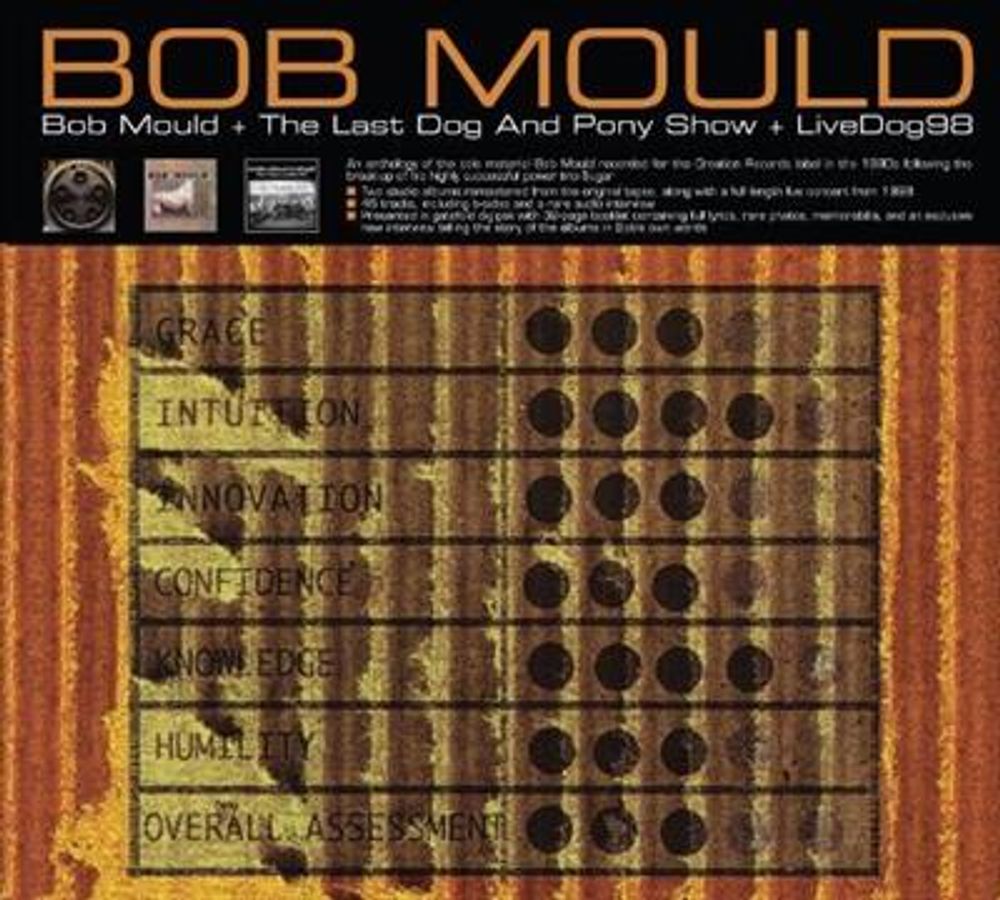 Bob Mould - Bob Mould (Hubcap) / The Last Dog & Pony Show / Livedog 98 (3CD)