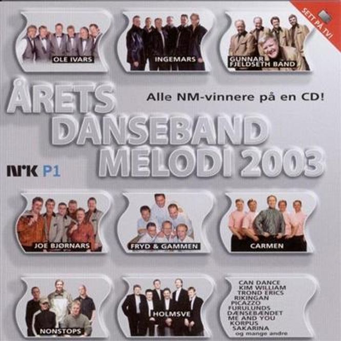Hovedbilde Årets Dansebandmelodi 2003 - Diverse Artister (CD)