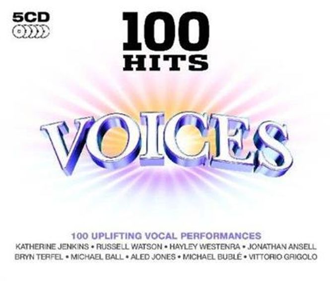 Hovedbilde 100 Hits Voices (5CD) Diverse artister - med de beste ...