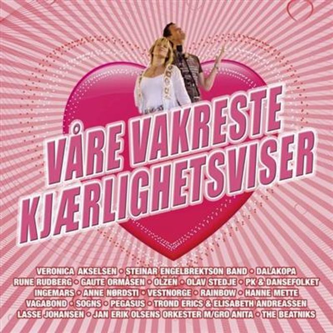 Hovedbilde Våre Vakreste Kjærlighetsviser (CD) Diverse artister
