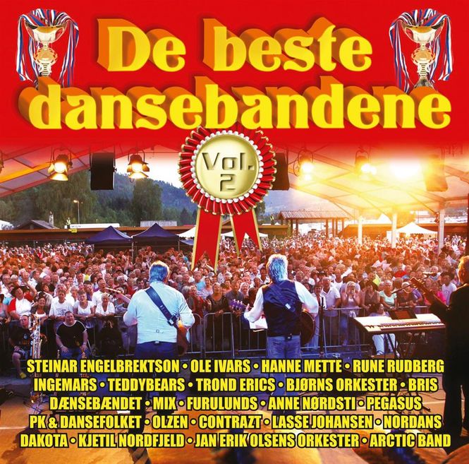 Hovedbilde De Beste Dansebandene Vol. 2 (2CD)