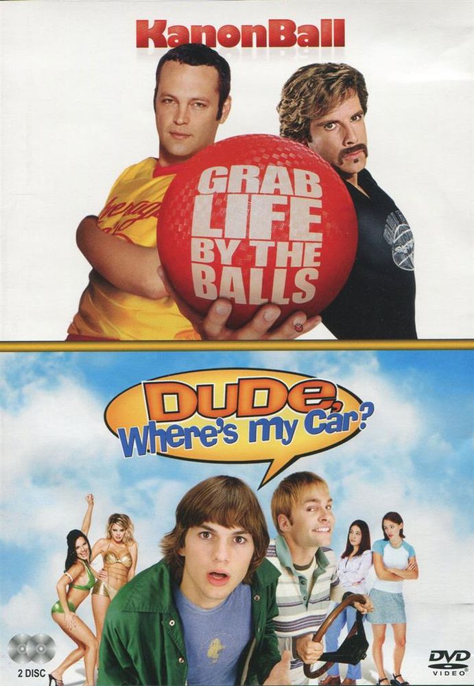 Kanonball / Dude. Where's My Car (DVD) 2 filmer i En