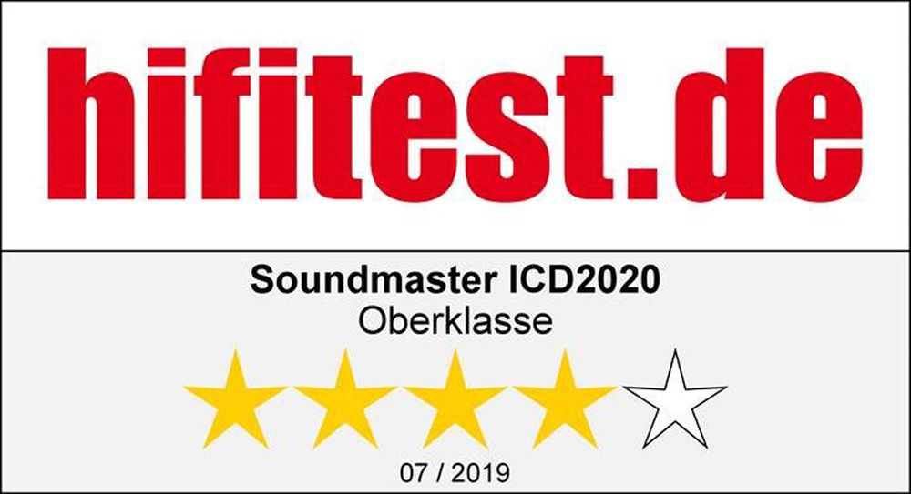 Soundmaster HighLine ICD2023WE Stereo med fjernbetjening