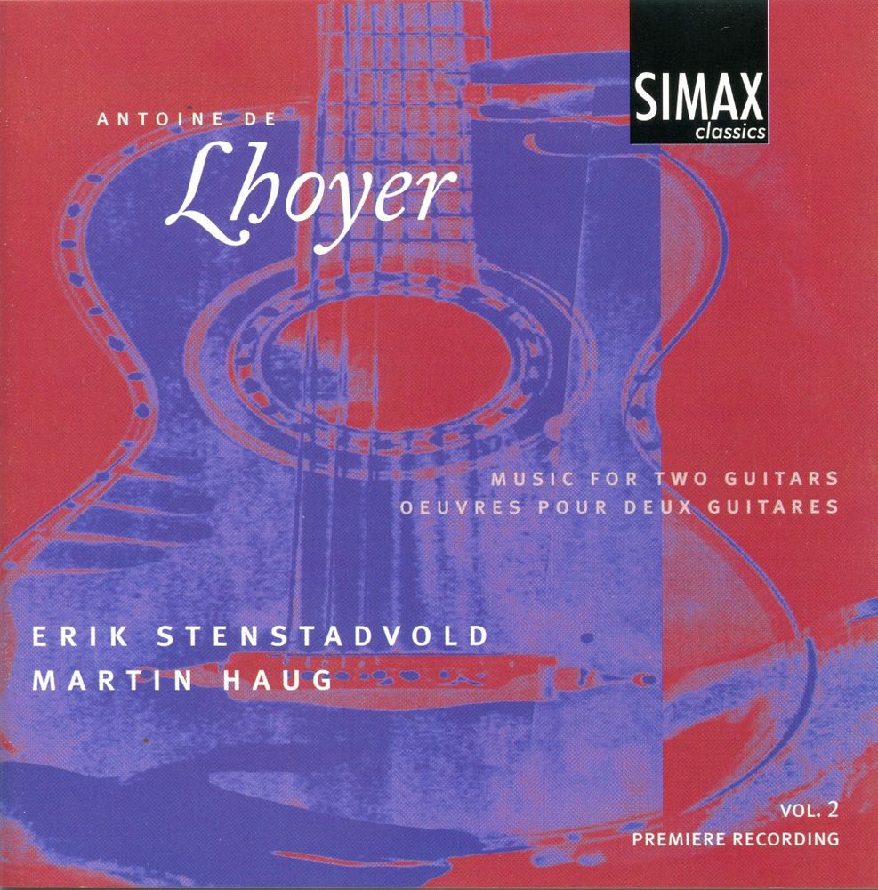 Erik Stenstadvold - Guitarmusic of Antoine de LHoyer, vol 2 (CD)