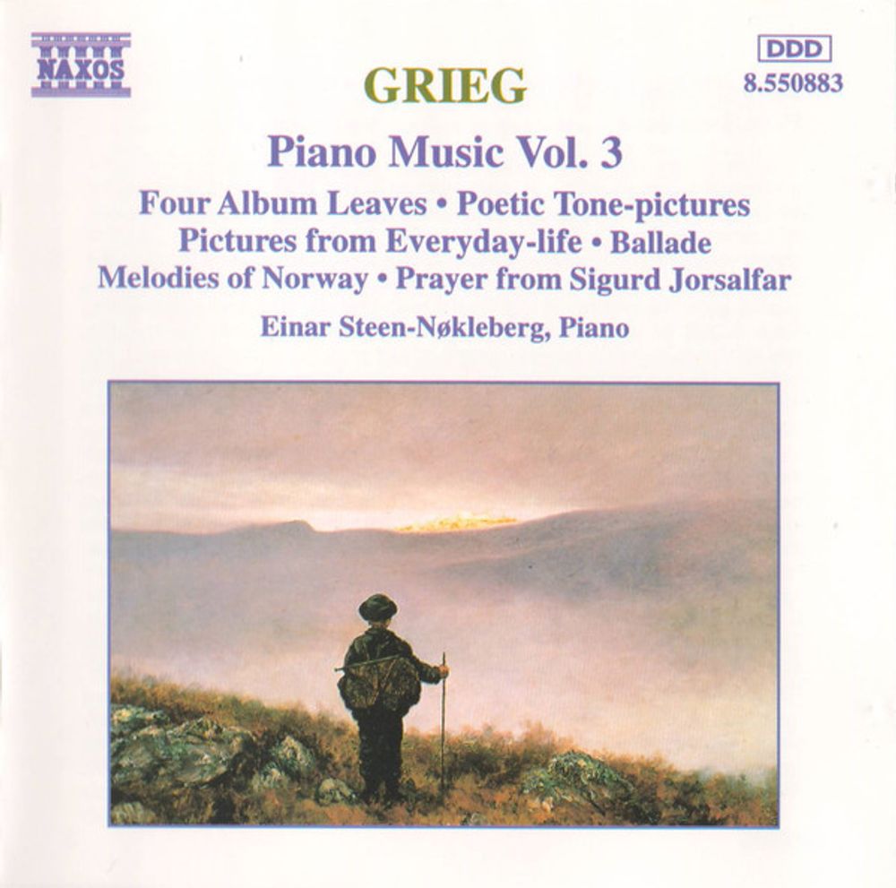 Grieg, Einar Steen-Nøkleberg  Piano Music Vol. 3 (CD)