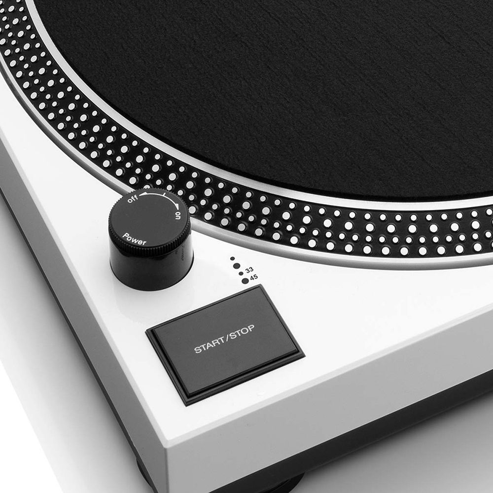 Lenco L-3810 - Direktedrevet platespiller - USB Opptak - 33 & 45 RPM