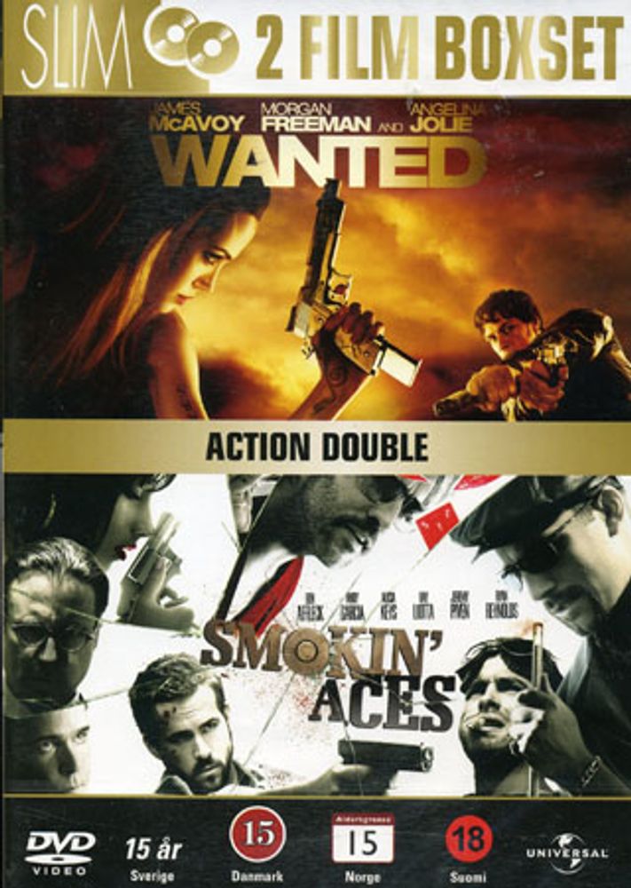 Wanted / Smokin' Aces (DVD) 2 filmer i En