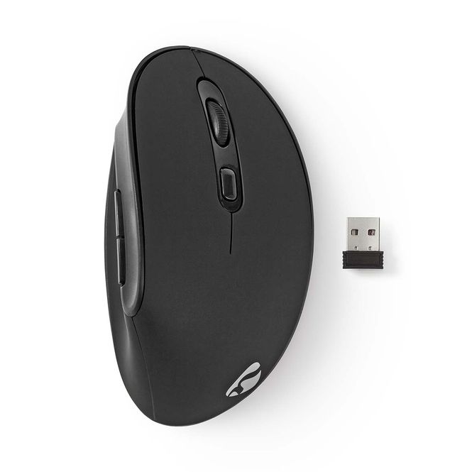 Hovedbilde Trådløs Mus - 800-1600 DPI - 6 knapper - Ergonomisk - Nedis