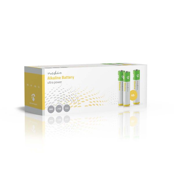 Hovedbilde Batteri AAA 1.5  Volt - LR03 - 48 stk i Pk. Alkaliske - ...