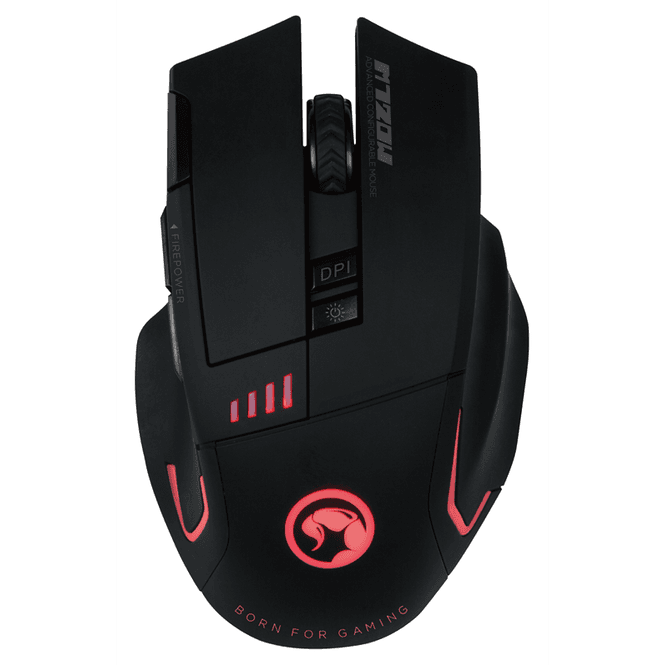 Hovedbilde Gaming Mus Trådløs Optisk Justerbar DPI med RGB lys - Marvo ...