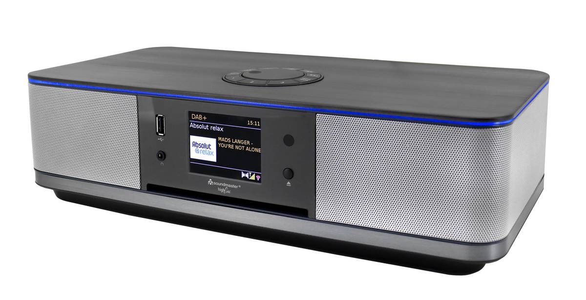 Soundmaster HighLine ICD2023SW Stereo med fjernbetjening