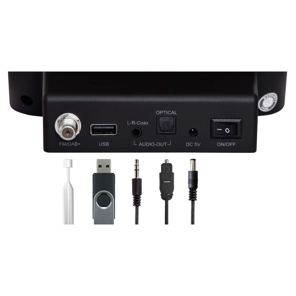 Kompakt radio med DAB+, Internett-radio og Bluetooth Svart - Imperial DABMAN i410 BT