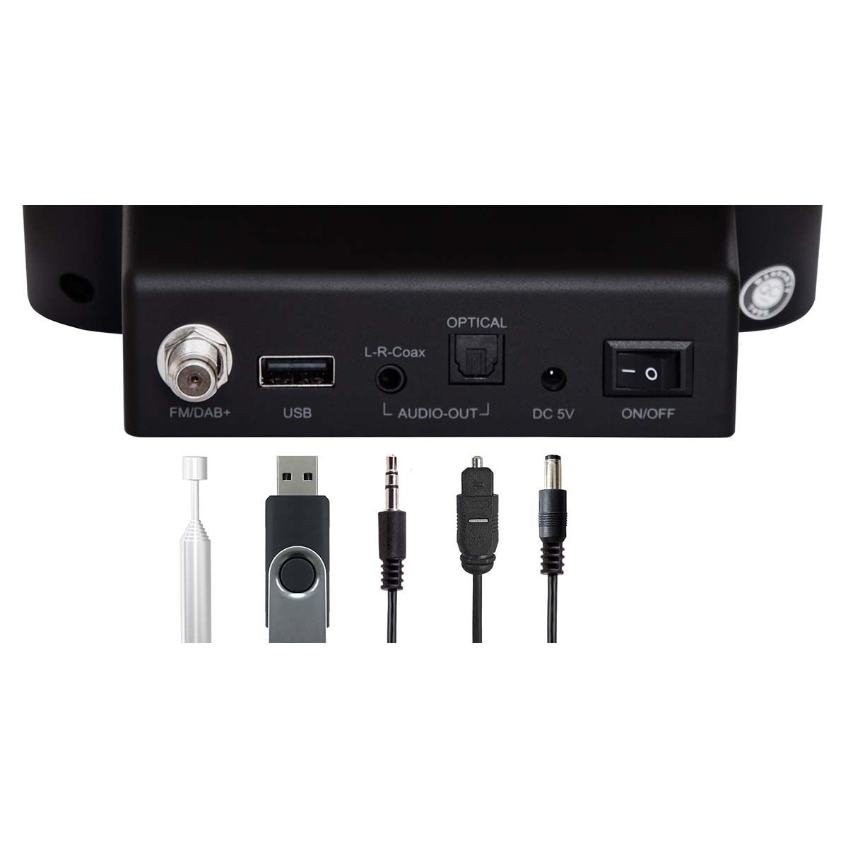 Kompakt radio med DAB+, Internett-radio og Bluetooth Svart - Imperial DABMAN i410 BT