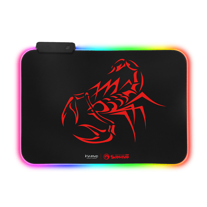 Hovedbilde Gaming Musematte med RGB-Lys - Marvo Gaming