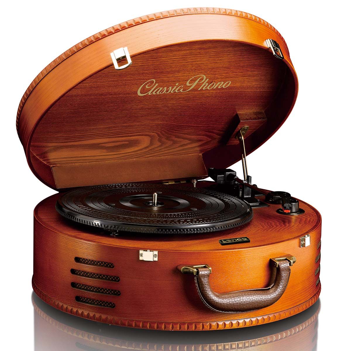 Retro Platespiller Med 2 Innebygde Høyttalere - Classic Phono TT-34