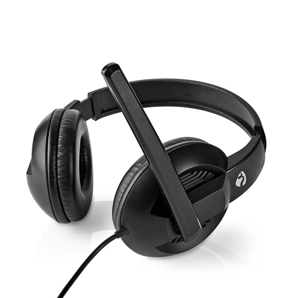 Hodesett Fold-Away med Mickofon til PC, Nettbrett, Mobil med USB-A eller USB-C