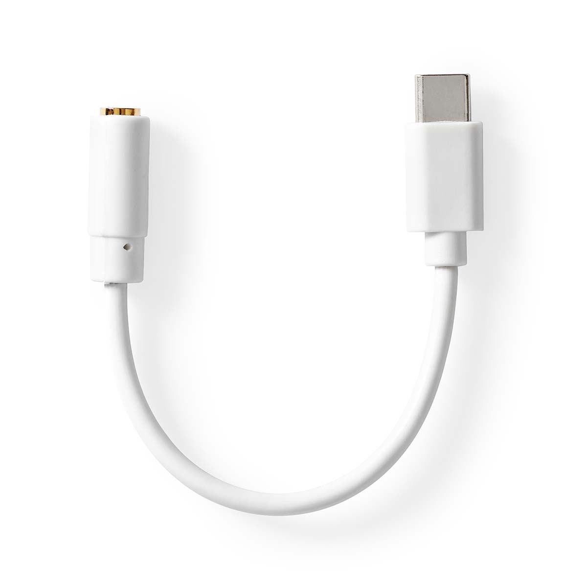 USB-C til 3,5mm Mini-Jack/Aux Adapter - Koble til en 3,5mm Plugg til en USB-C