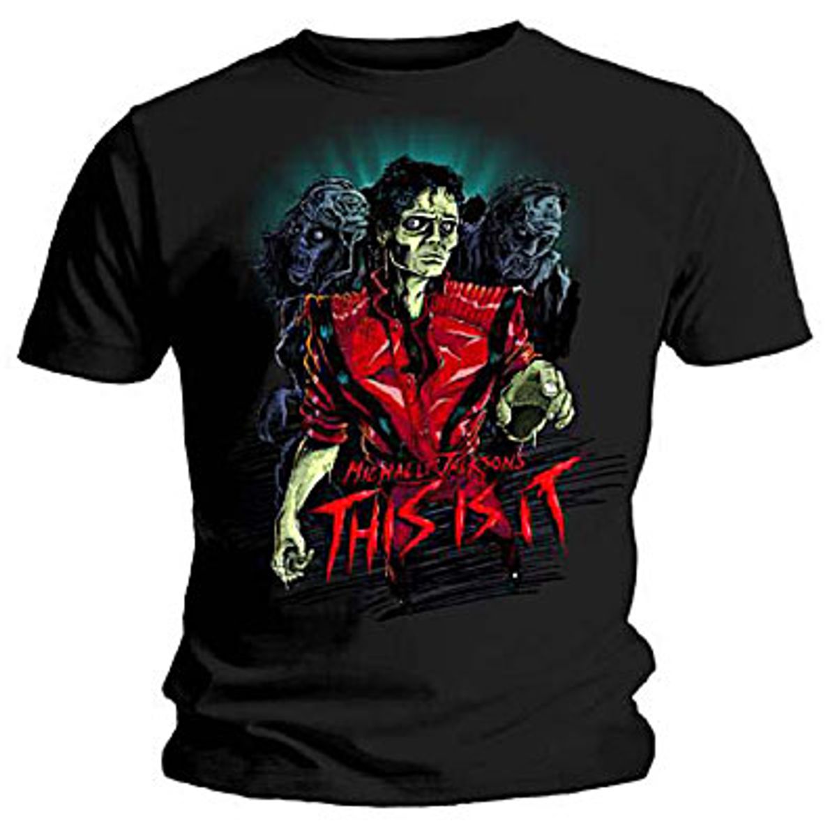 Michael Jackson - This is It - Zombie T-Shirt - Black
