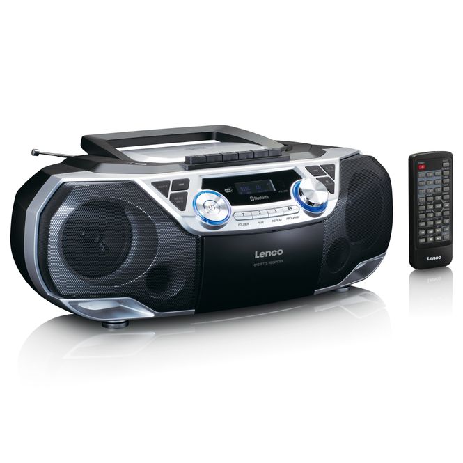 Hovedbilde Boombox med DAB+, CD, Kassett, USB og Bluetooth - Lenco ...