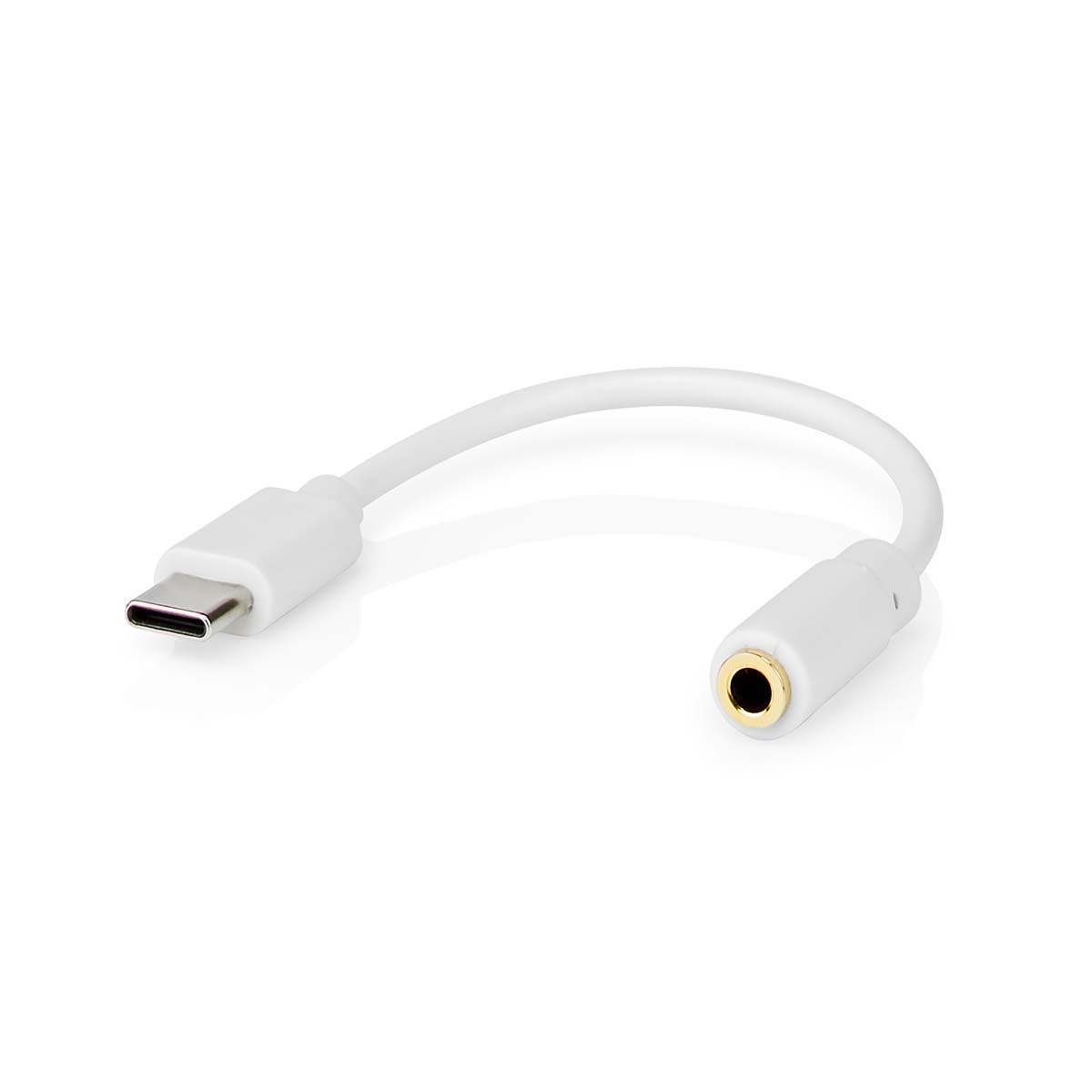 USB-C til 3,5mm Mini-Jack/Aux Adapter - Koble til en 3,5mm Plugg til en USB-C