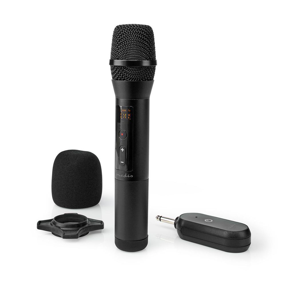 Trådløs Mikrofonsystem - Nedis MPWL200BK