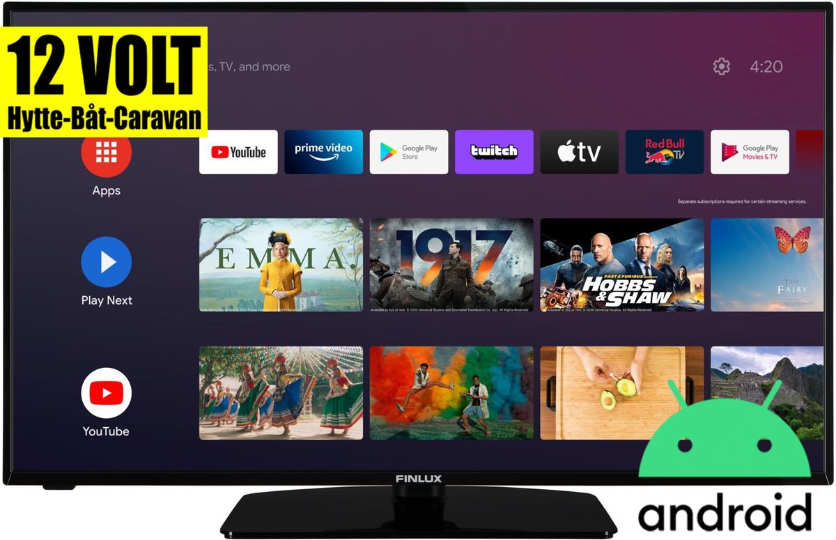 12 Volts TV Finlux 43