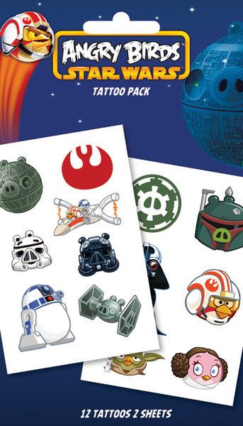 Hovedbilde Tatoveringer Angry Birds Star Wars 13 stk i pakke