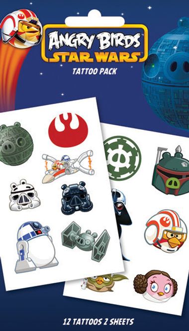 Hovedbilde Tatoveringer Angry Birds Star Wars 13 stk i pakke